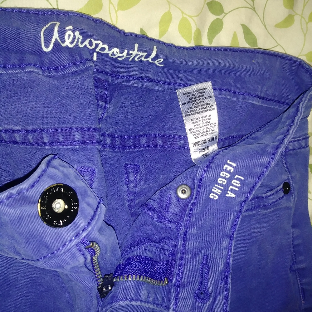 Aero lola jeggings zipper back